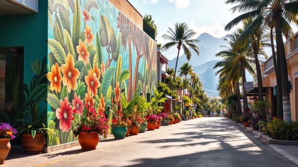 10 idées de déco exotique avec l'art mural tropical