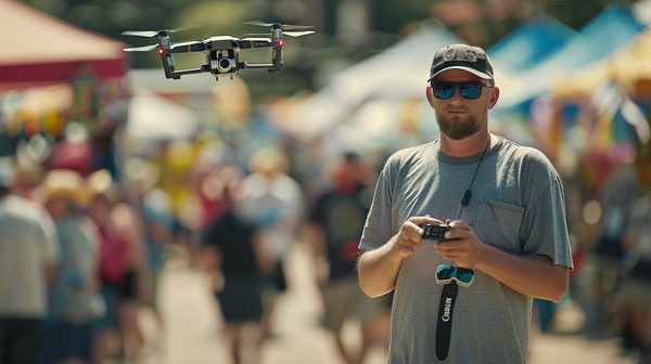 Devenez pilote de drone pour événements à succès
